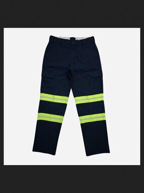 Red Kap hi-vis navy cargo pants
